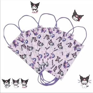 10 piece kuromi face mask set